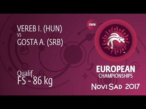 Qual. FS - 86 kg: I. VEREB (HUN) df. A. GOSTA (SRB) by TF, 10-0