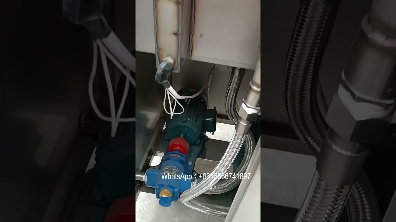 Real shot of the special oil filtering equipment workshop for fried snack equipment