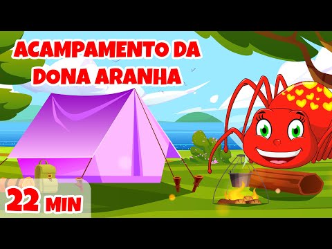 Acampamento da Dona Aranha - Giramille 22 min | Desenho Animado Musical