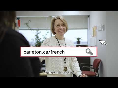 Watch Video: Bienvenue! Study in French at Carleton University