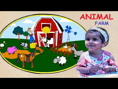 Veda's Animal Farm Visit | Old McDonald had a farm | Baa Baa black sheep | Kids Veda Show