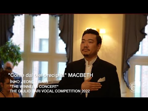 Inho Jeong Performs at The Giulio Gari Foundation 2022 (Come dal ciel precipita)