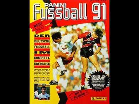 STICKERS PANINI BUNDESLIGA CHAMPIONSHIP 1991 SC KARLSRUHER