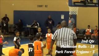 preview picture of video '2015 Matteson Bulls - Game 2 @ Park Forest Trojans - 01-16-2015'