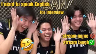 kiboy’s speaking English and make kairi laughs so hard | improve for interview … hahaha
