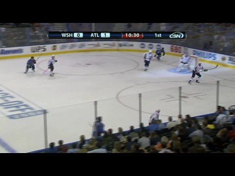 Atlanta Thrashers strobe goes haywire