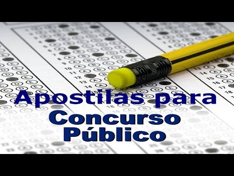 Apostilas para Concurso Público - Conheça o site mais conceituado