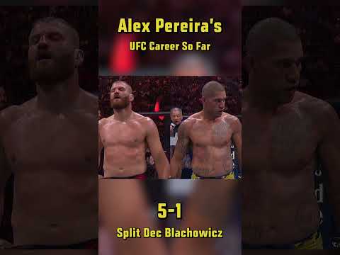 Alex Pereira's UFC career so far!!! 😤 #UFC313