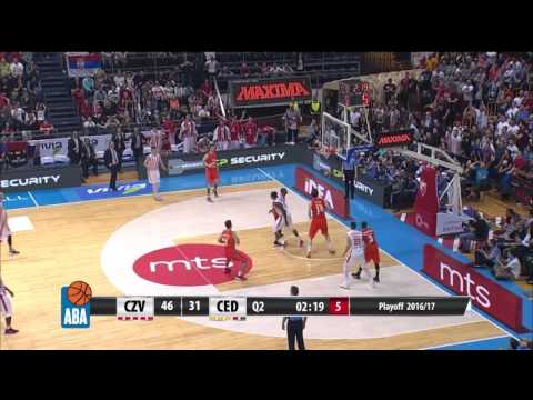 ABA Liga 2016/17 highlights, Finals, Game 2: Crvena zvezda mts  - Cedevita (11.4.2017)