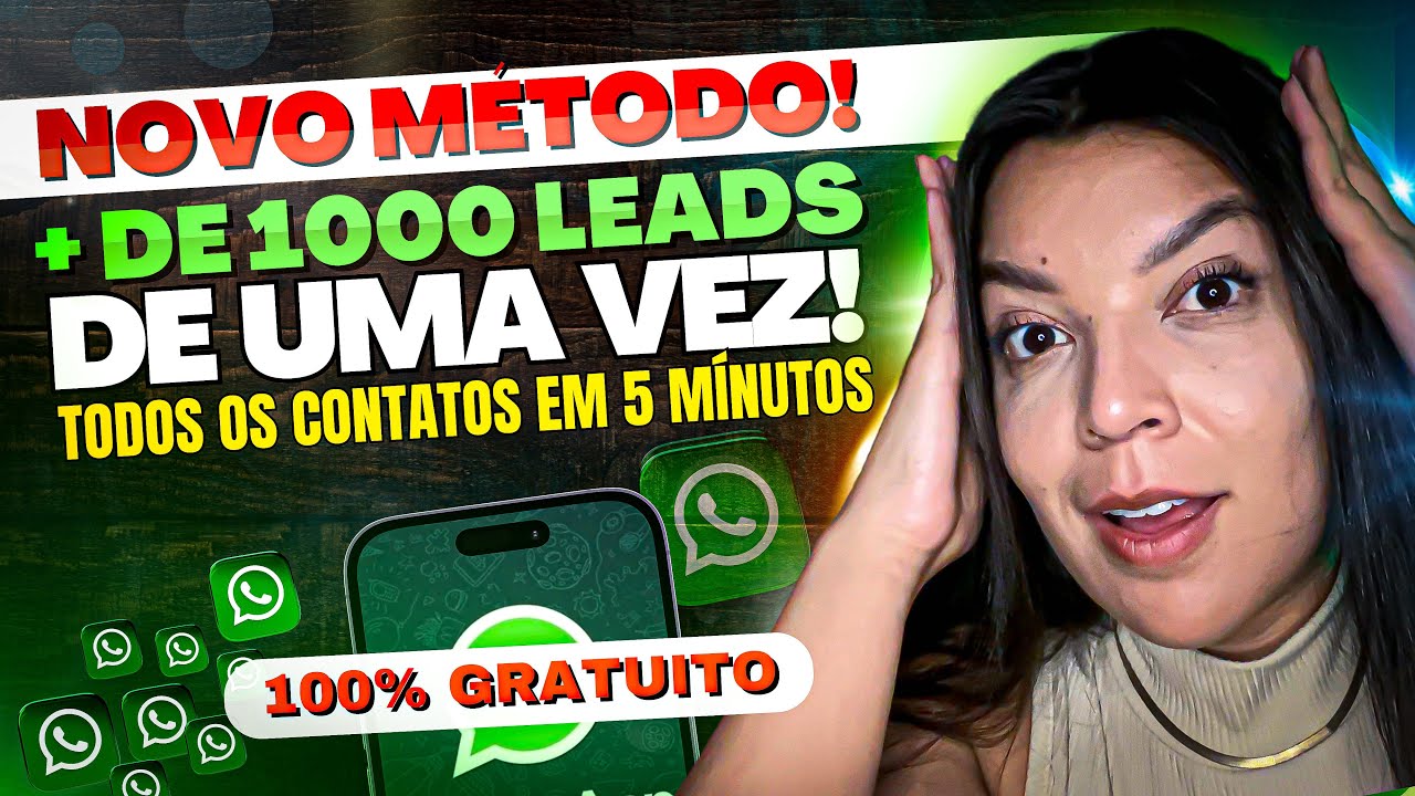🚨NOVO MÉTODO: COMO EXTRAIR CONTATOS DE GRUPOS WHATSAPP GRÁTIS E AUMENTAR LEADS