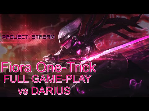 Merleeni - Fiora OTP - vs Darius - TOP (Lane Phase) | Patch 6.17