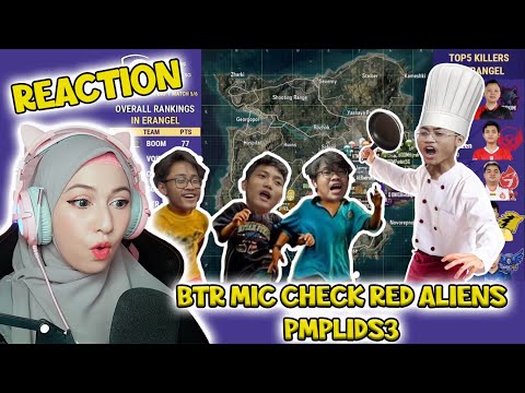 REACTION CEWEK | MIC CHECK RED ALIENS SUDAH KEMBALI! #PUBGM