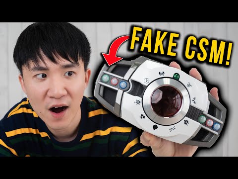 The $48 BOOTLEG CSM Kamen Rider Decade Driver.....