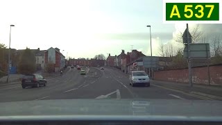 preview picture of video 'A537 - Cumberland St & Hibel Rd, Macclesfield - Eastbound Rear View'