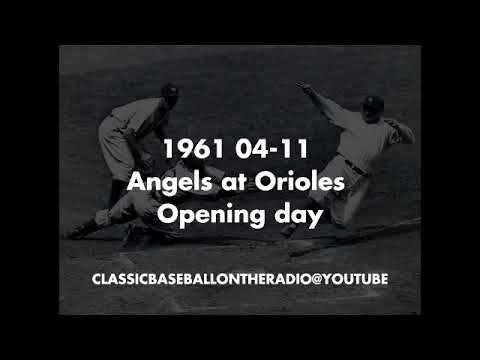 1961 04 11 Angels at Orioles Opening day