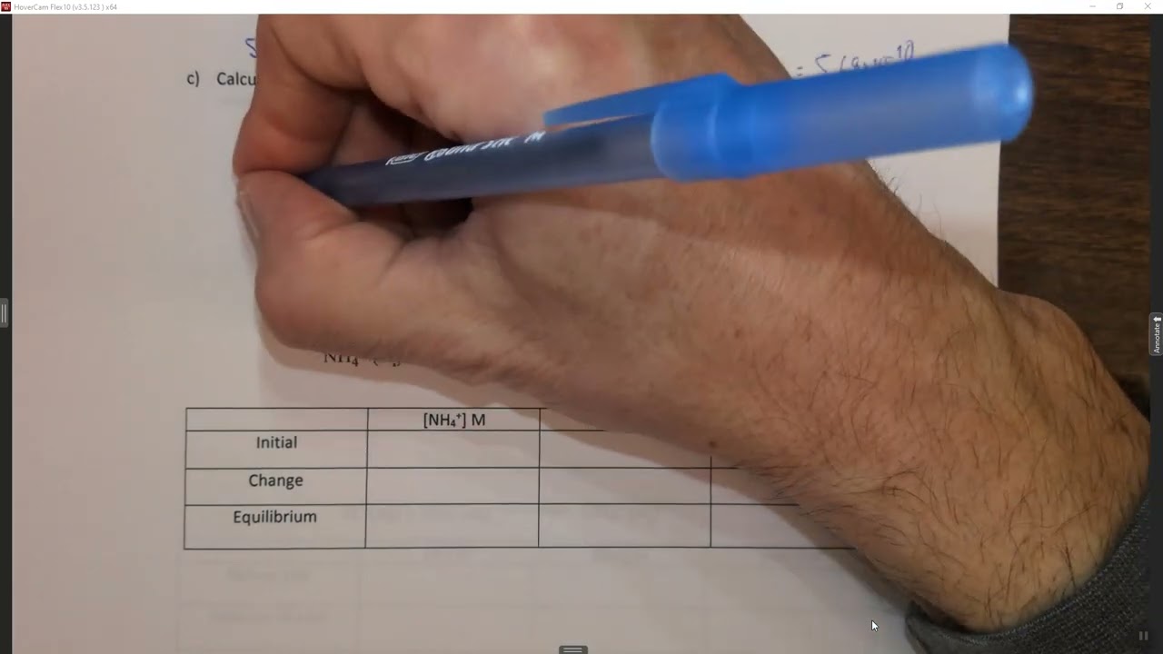 CH15Q9 Weak base strong acid titration