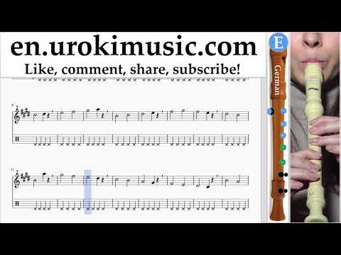 Recorder lessons (G.) Silvestre Dangond Nicky Jam - Cásate Conmigo Sheet Music Tutorial Part#1 um