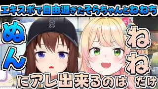 【ホロライブ切り抜き】hololivefesEXPOで自由過ぎたそらちゃんとねねちまとめ【ときのそら/ロボ子さん/アキロゼ/白銀ノエル/角巻わため/桃鈴ねね】
