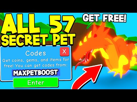 ALL 57 FREE Secret Basilisk Pet Codes In Bubble Gum Simulator! Roblox