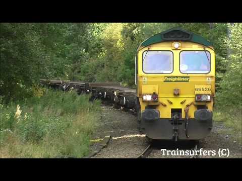 Freightliner Class 66 No. 66526 on 4H67 Crewe B.H - Guide Bridge Yd @ Guide Bridge on 12.09.17 - HD
