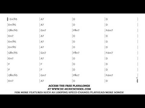 Gypsy Jazz / Manouche - Night And Day 160bpm  (Play along / Backing Track )