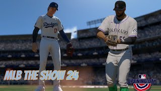 MLB The Show 24 RTTS: Opening Day Loss Against the Dodgers | EP 29