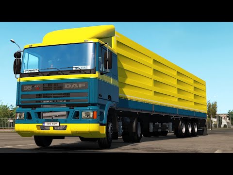 ETS2 1.35 Open Beta DAF 95ATI  Saint Petersburg - Helsinki