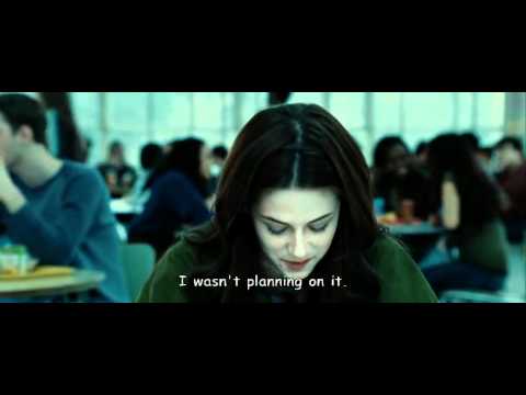 twilight - first meet  bella and  cullens  - school scene with subtitle