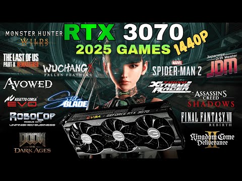 RTX 3070 in 2025 Games | 1440p Benchmark | Still a 1440p GPU?
