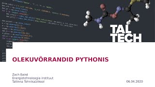 Olekuvõrrandid Pythonis