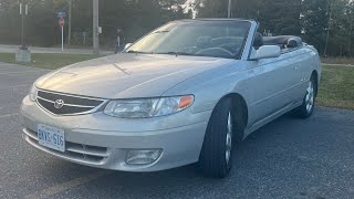 2001 Toyota Camry Solara SLE V6 Convertible: Start Up, Exterior, Interior & Full Review