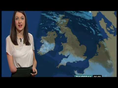 Gorgeous weather girl who is a little bit different