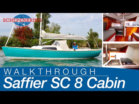 Saffier Sc 8m Cabin for sale | Yacht Walkthrough | @ Schepenkring Lelystad | 4K