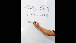 Equations with Fractions - Professor Jeff