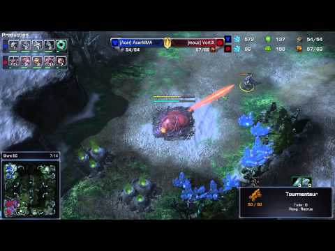 (HD858) MMA vs VortiX - TvZ - Heart of the Swarm [FR]