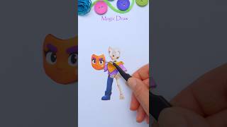 Brawl Stars Shelly 💜 Paper Puzzle Game #puzzle #brawlstars