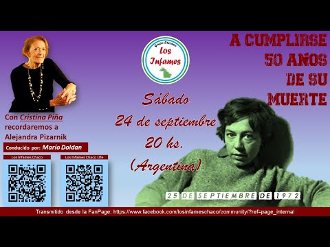 CRISTINA PIÑA - PROGRAMA ESPECIAL ALEJANDRA PIZARNIK