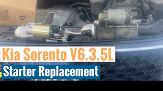 Kia Sorento V6 Starter Replacement 🚘
