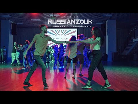 Russian Zouk Congress. Andrey Bravnik & Maria Koroleva #Zouk improvisation