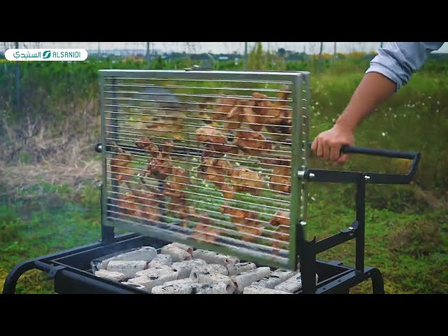 طاولة شواء قابلة للطي كاربون ستيل 66.5* 82* 103.5...