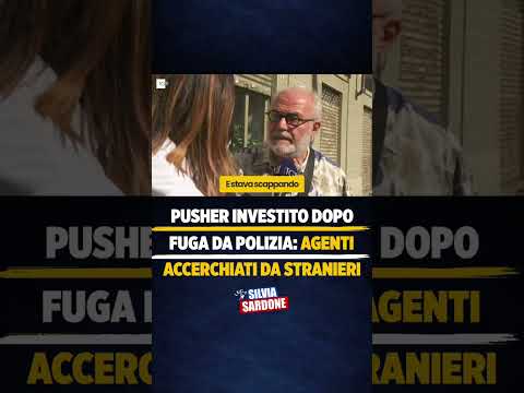 🔴 Puscher investito dopo fuga da Polizia: agenti accerchiati da stranieri.