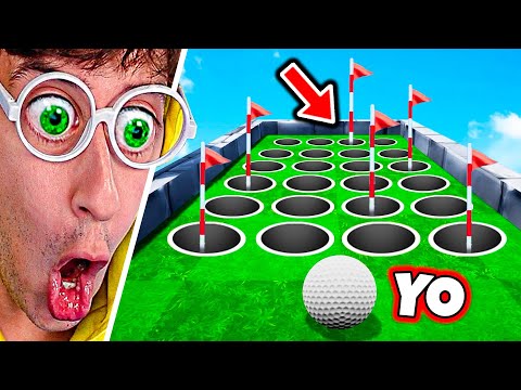 HOYO 1.000% TROLL vs HERMANO 😂⛳! (imposible) - Golf It TEKENDO