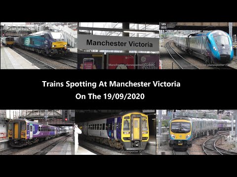 (HD) Train Spotting At Manchester Victoria On The 19/09/2020
