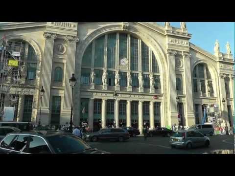 Paris: vier Hauptbahnhöfe: Gare du Nord  der meist frequentierte busiest railway station Europe