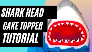 How To Make A Shark's Head Cake Topper
