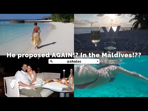 He proposed AGAIN!?? In the Maldives!? 🦀