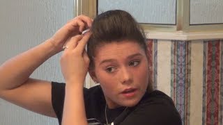 preview picture of video 'Cheer HAIR tutorial getting the POOF by Senior Elite's own Molly Gibbons'