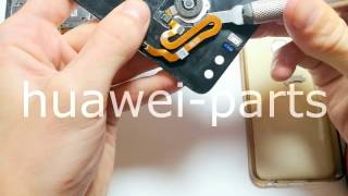 Как снять сканер отпечатка пальца с Huawei Honor 8
