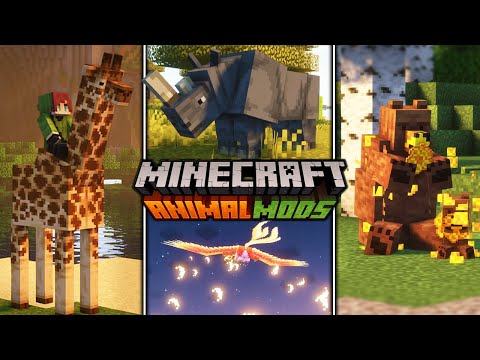 Top Best Animals Mods For Minecraft 1.12.2 To 1.20+ | Download & Install tutorial!