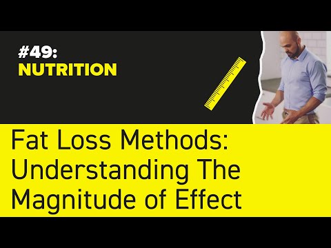 #49: NUTRITION - Fat Loss Methods: Understanding The Magnitude of Effect